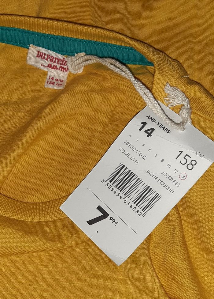 Tee-shirt garçon Taille 14 ans DPAM - photo numéro 3