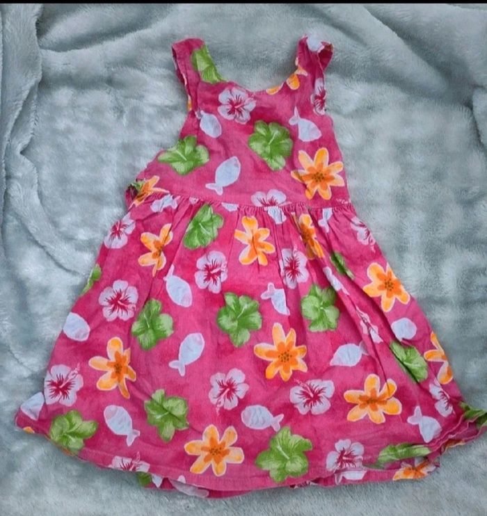 *Robe fleurie rose