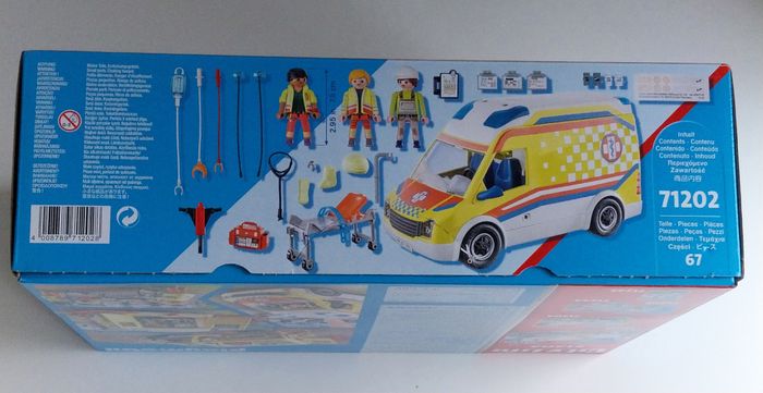 Playmobil City Life 71202 Ambulance avec effets lumineux et sonore neuf plastiques scellés - photo numéro 4