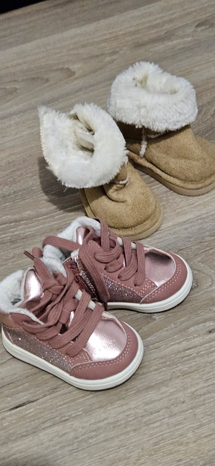 Lot 2 paires de chaussures neuves pointure 16-17 - photo numéro 3