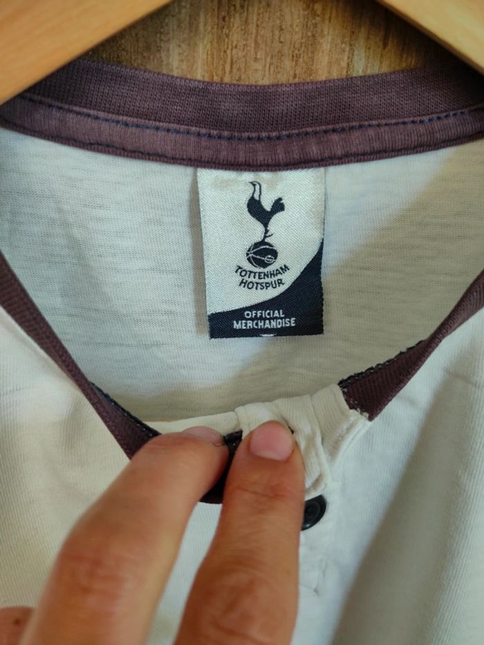 T-shirt blanc club foot Tottenham Hotspur - photo numéro 2
