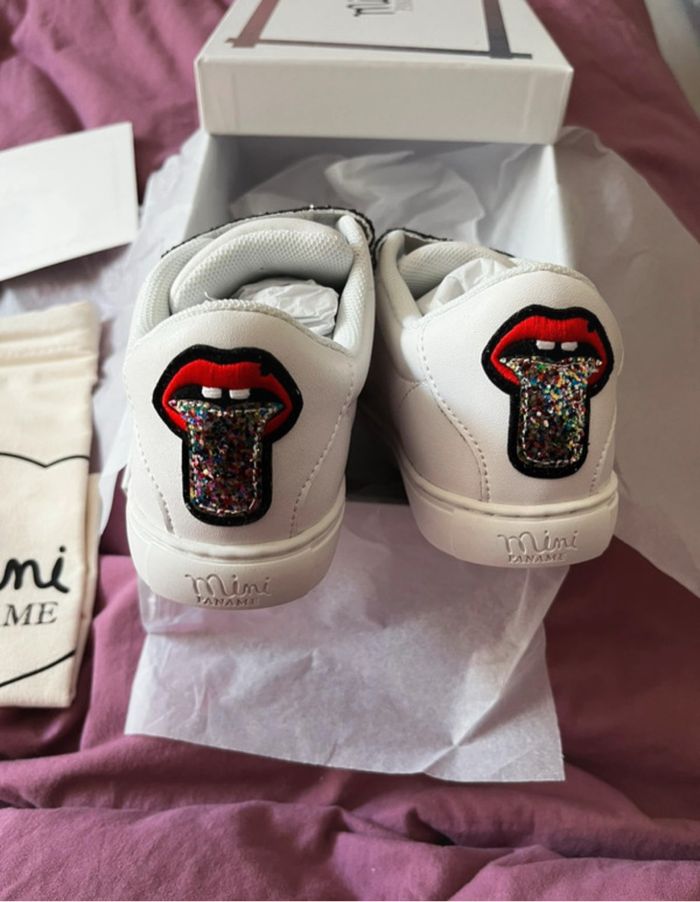 Très belles Baskets fille 29 mini paname - photo numéro 2
