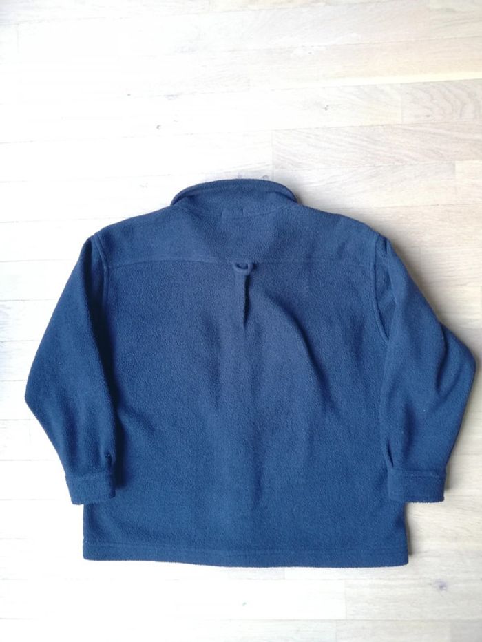 Chemise enfant vintage O and O polaire sherpa bleu marine taille 10 ans - photo numéro 11