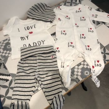 Ensemble naissance bébé H&M