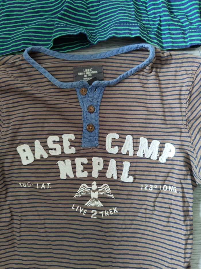 Lot tee shirt manches longues garçon en 8/ 10 ans h& m - photo numéro 2