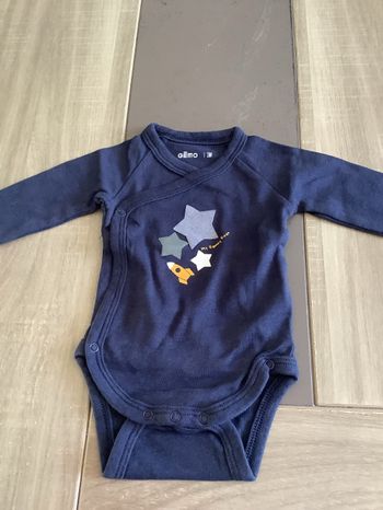 Body manche longue coton taille 3 mois