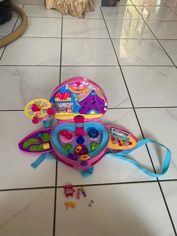 Sac à dos coeur fête forraine polly pocket