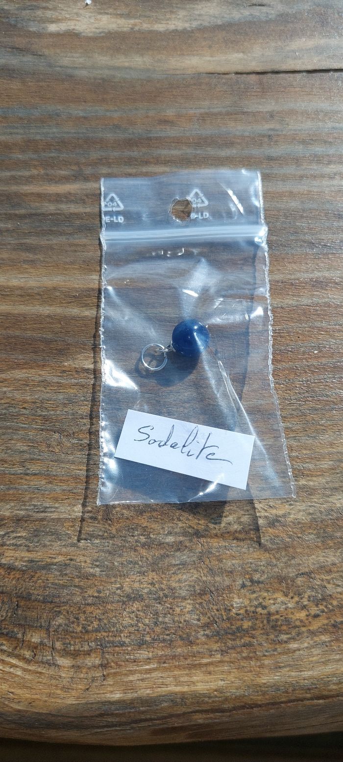 Pendentif pierre sodalite