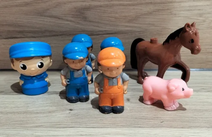Jeu de construction ecoiffier - coffre à brique zoo - photo numéro 7