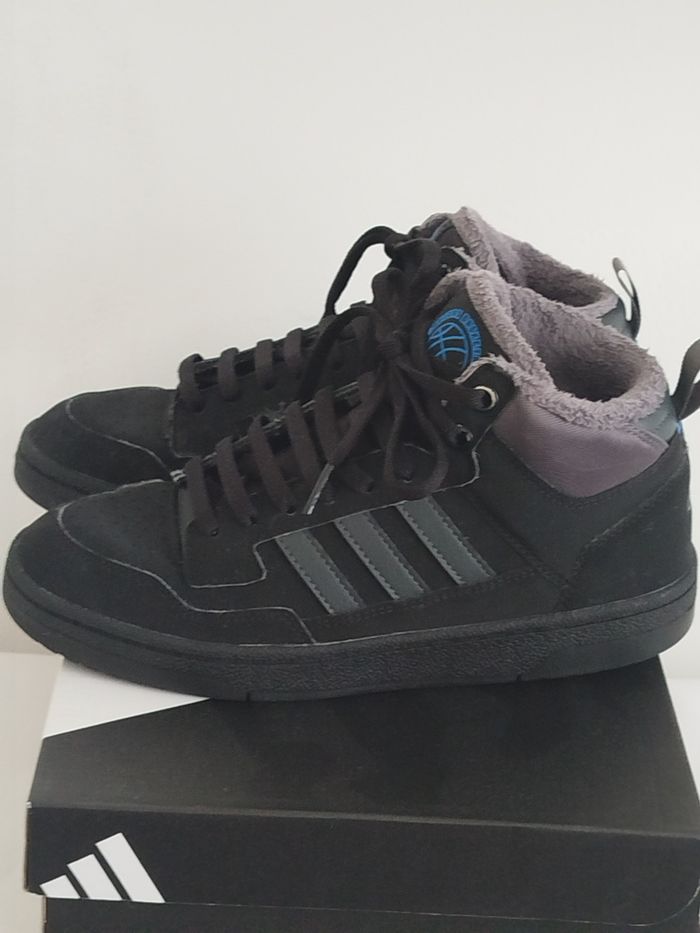 Baskets montantes noires et grises Adidas taille 38 2/3 - photo numéro 4