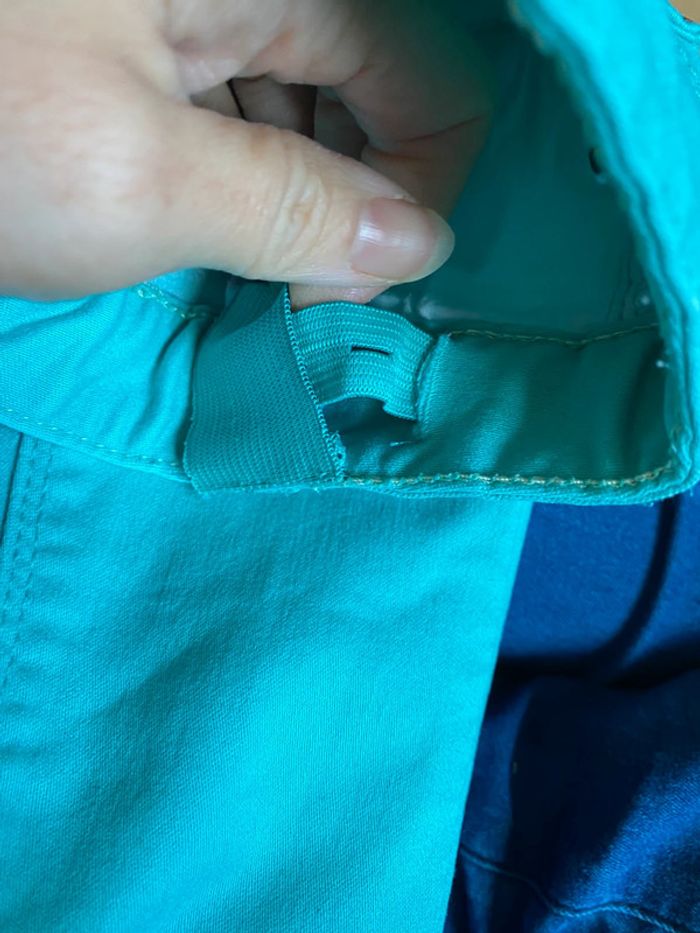 Pantalon jeans menthe Vertbaudet Taille 4ans 102 cm - photo numéro 4