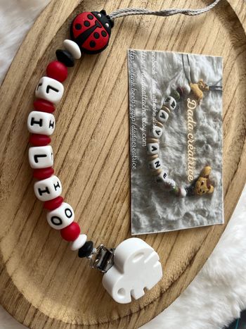 Attache tétine personnalisé