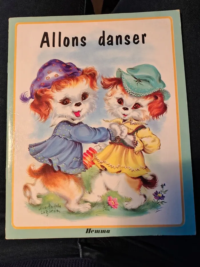 Allons danser livre enfant ancien hemma collection joyeuse