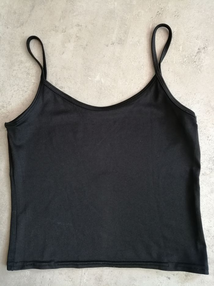 Débardeur lycra noir Taille 12 ans - photo numéro 2