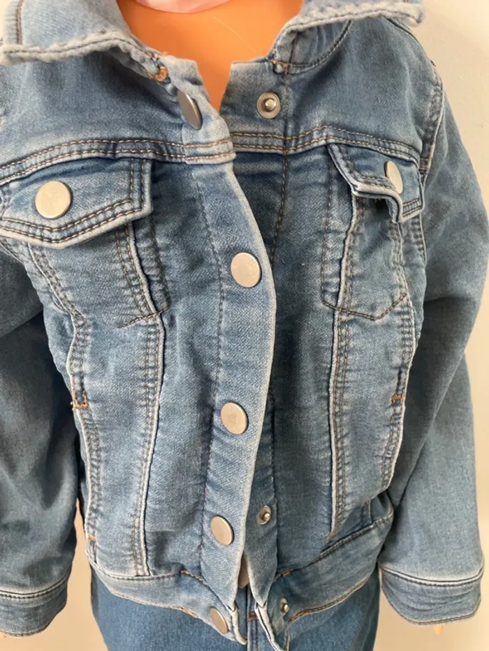 Veste en jean fille - photo numéro 4