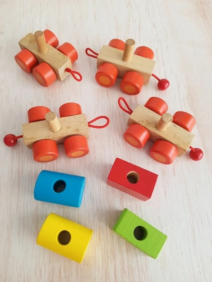 Voitures Auzou, totem et blocs de construction en bois - photo numéro 9