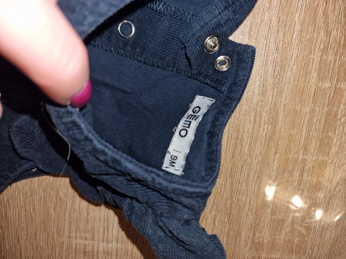 Combi velours 9 mois - photo numéro 2