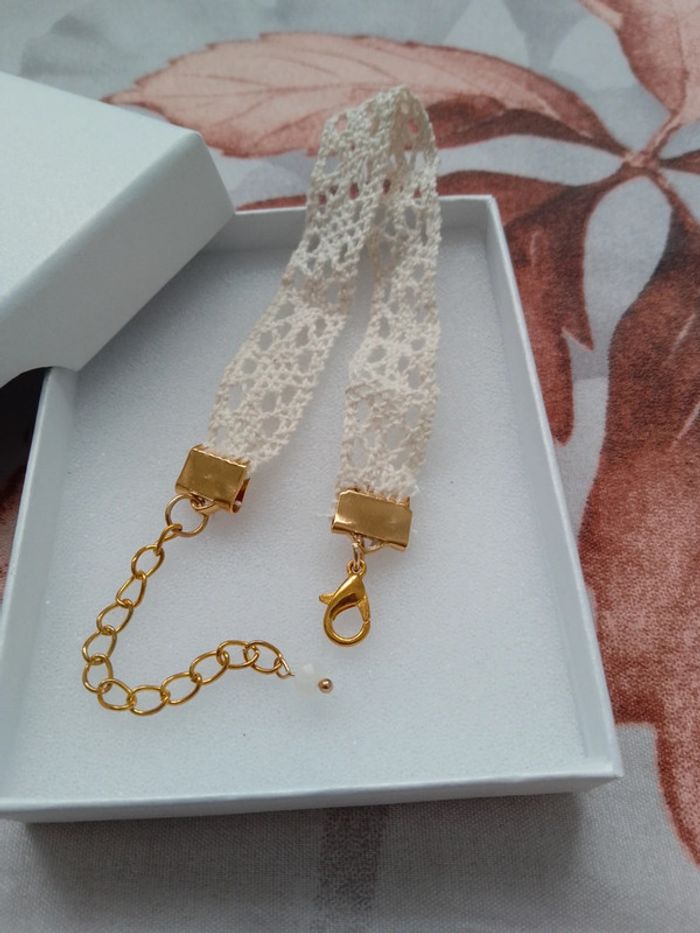 Bracelet bohème en coton et acier inoxydable