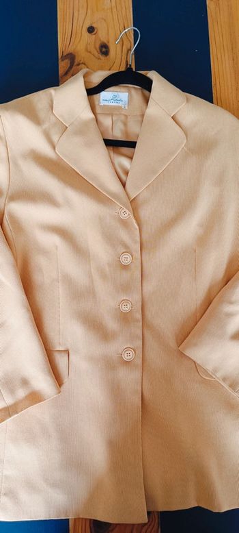 Blazer jaune vintage camaïeu