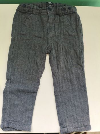 Pantalon garçon chic gris 24 mois Kiabi