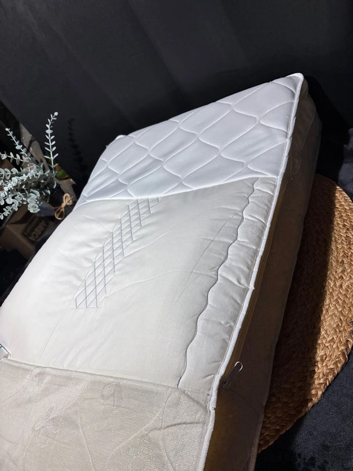 Matelas lit bebe 60x120cm roudoudou trioform - photo numéro 2
