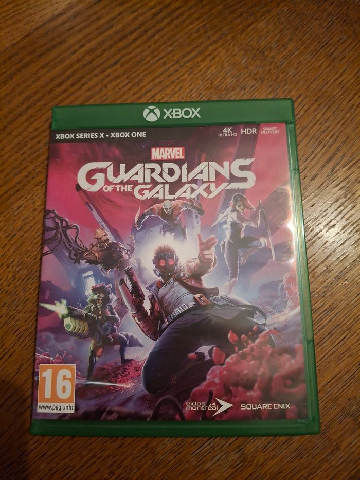 Jeu xbox one et serie x guardians of the galaxy