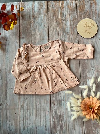 T-shirt ML cerises 🍒 3 mois