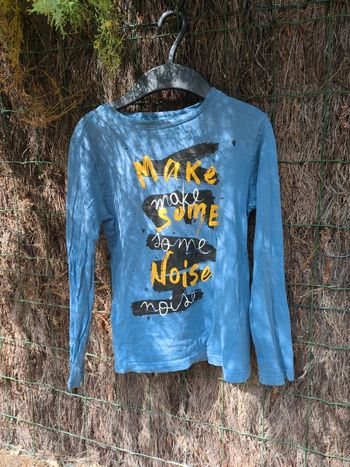 Haut tee shirt sweat  inscription manches longues carton 1 a