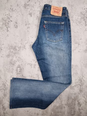 Jean évasé Levi’s Strauss & Co 545 bleu – Taille 38 Femme (mesures en photos)