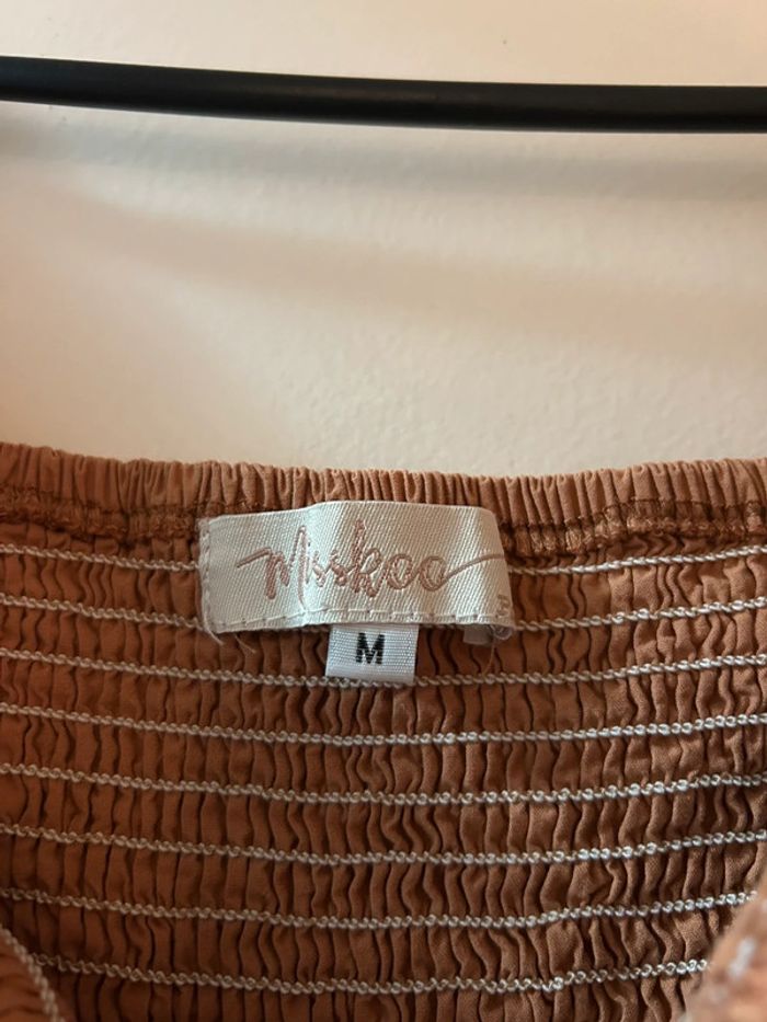 Robe orange foncé / camel taille M - photo numéro 5