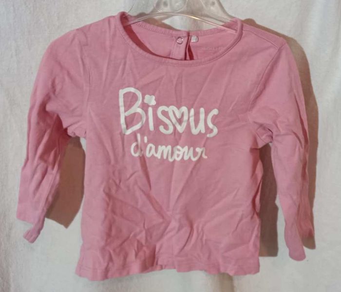 lot de 2 tee shirts roses Orchestra - photo numéro 2