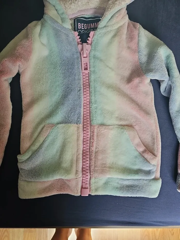 Veste polaire fille 9/10 ans begummy licorne - photo numéro 2