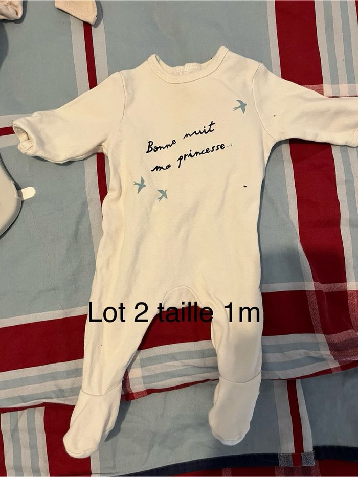 Lot pyjama bébé fille 1 mois - photo numéro 2