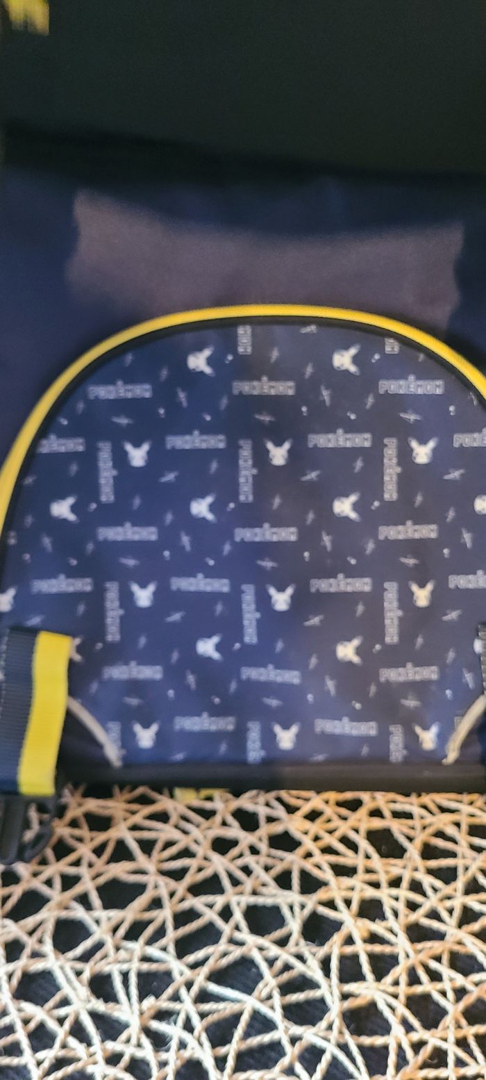 Cartable 'Pokemon' - Bleu/jaune - photo numéro 2