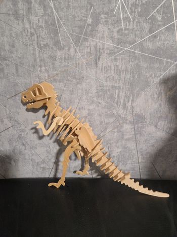 Puzzle 3D dinosaure en bois