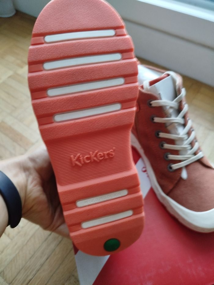 Sneakers Haut Kickrup Camel garçon Kickers 35 - photo numéro 5