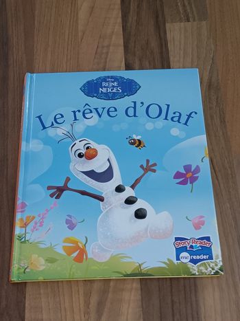 Livre Le rêve d'Olaf Reine des Neiges 