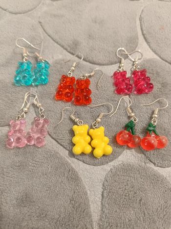 Boucles d'oreilles fantaisie unité