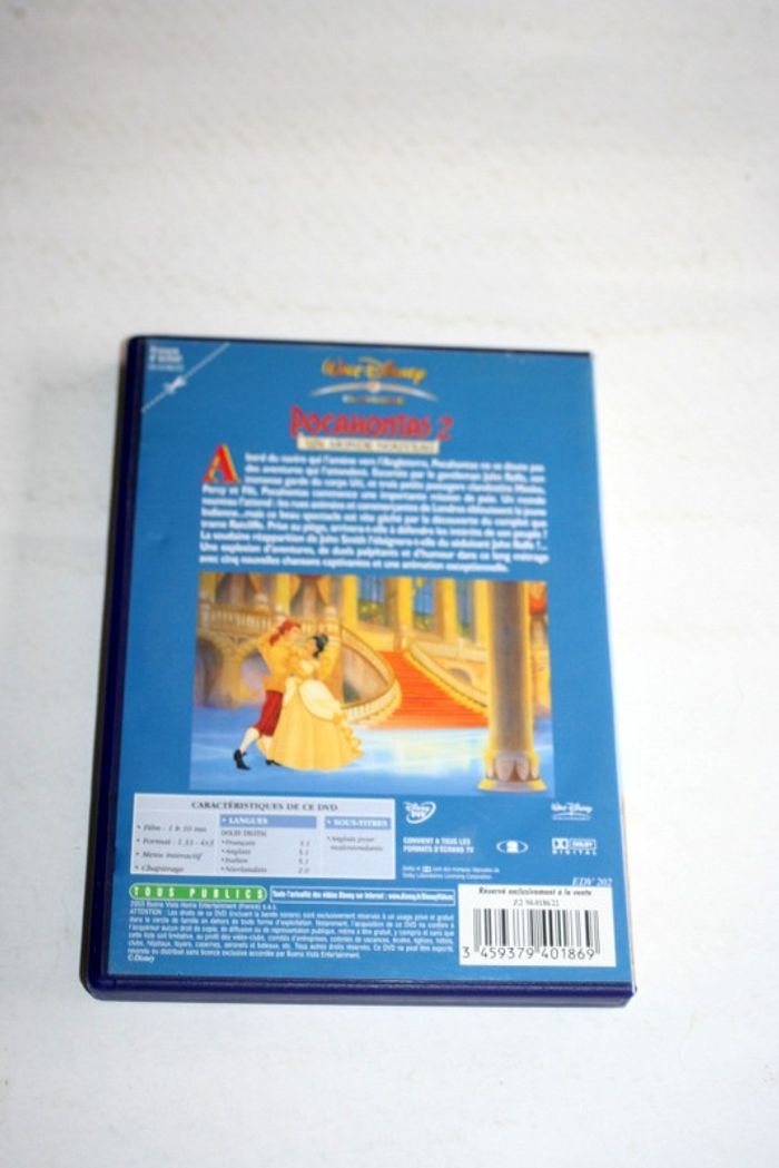 DVD Pocahontas 2 "Un monde nouveau" Walt Disney - photo numéro 3