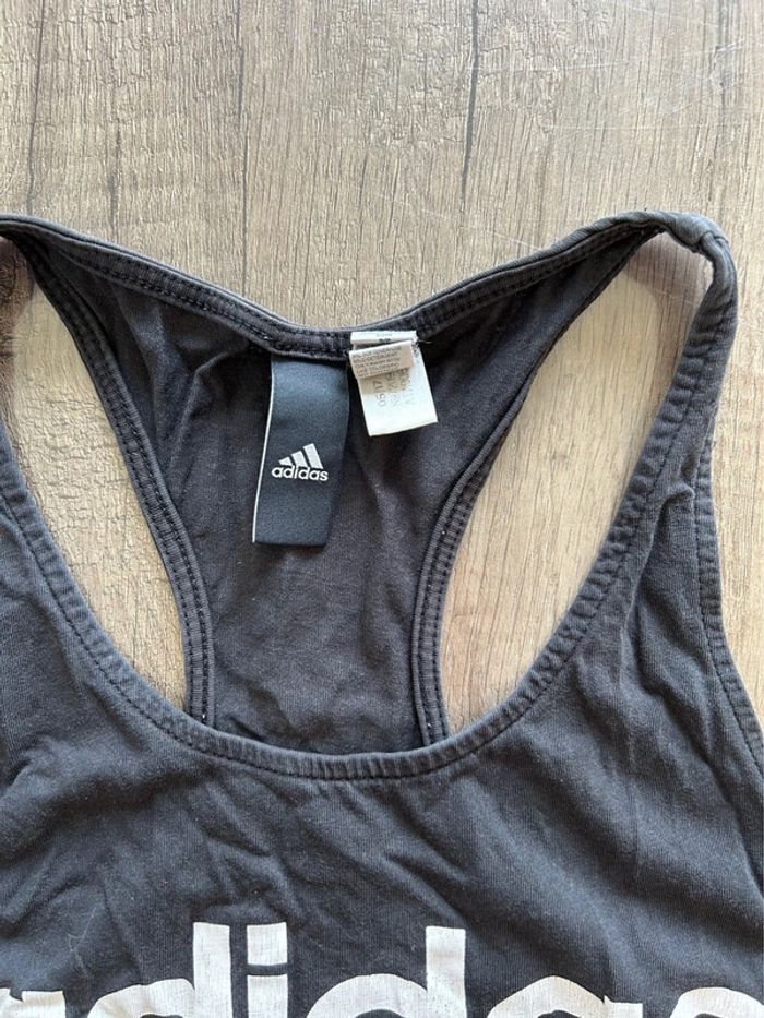 Débardeur de sport noir adidas - photo numéro 2