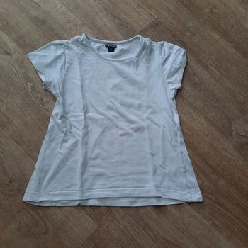 Tee-shirt blanc mixte 5 ans