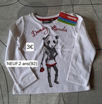 Tee-shirt NEUF pour fille 2 ans