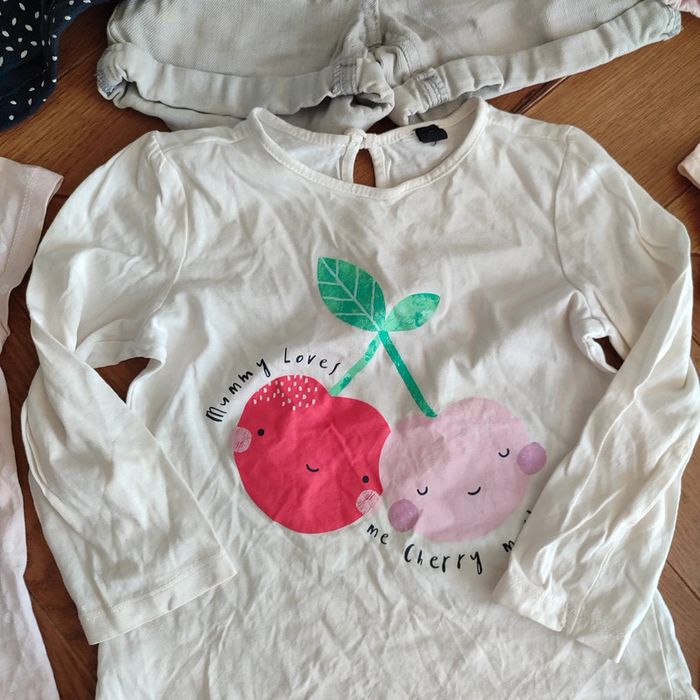 Lot T-shirt short 24 mois fille été - photo numéro 9