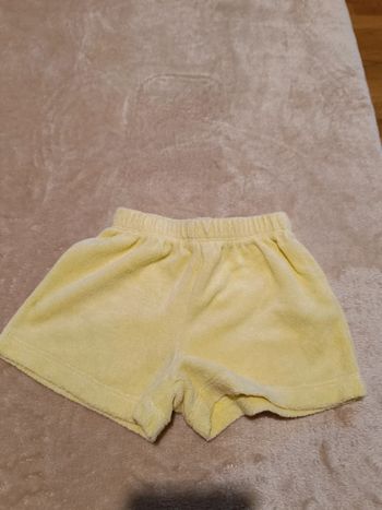 Short éponge 12 mois