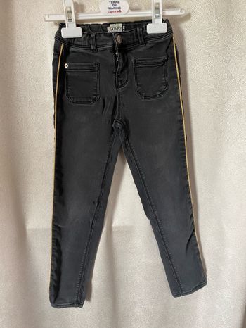 Jeans skinny biais doré 8 ans kiabi