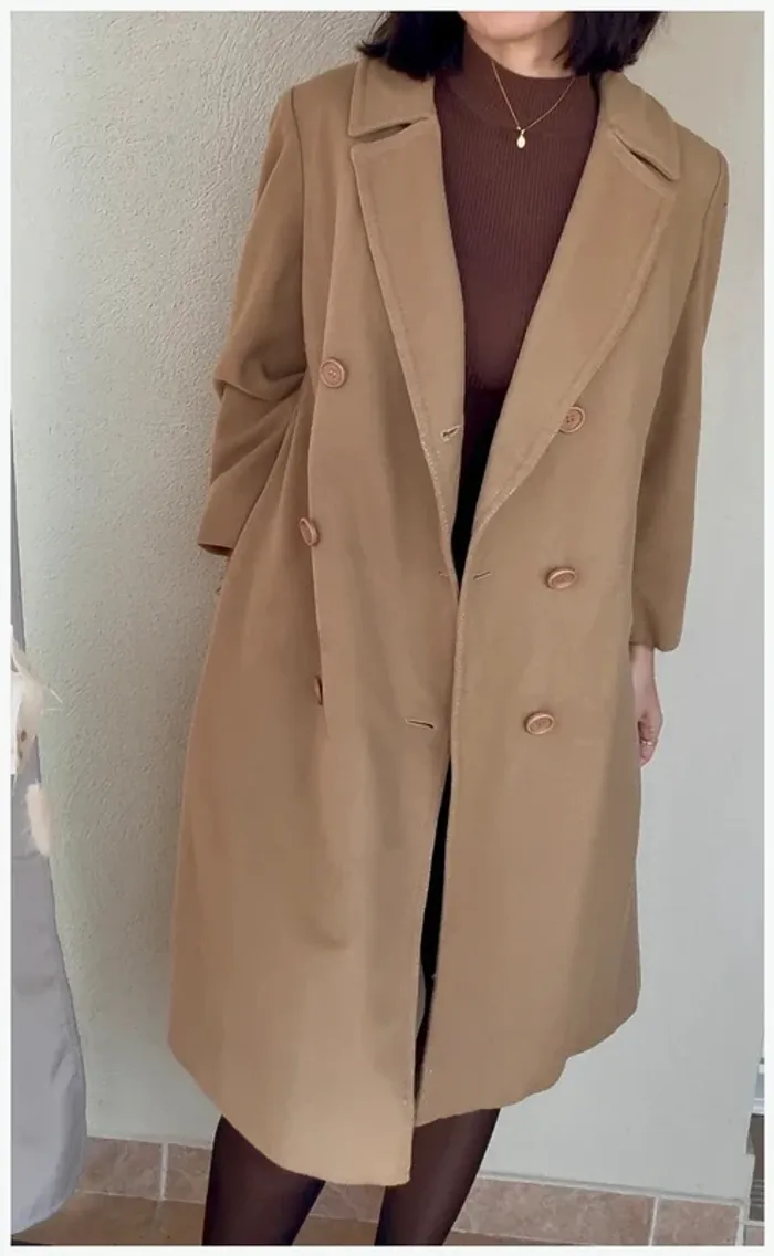 Manteau Hermès beige 40 - photo numéro 3
