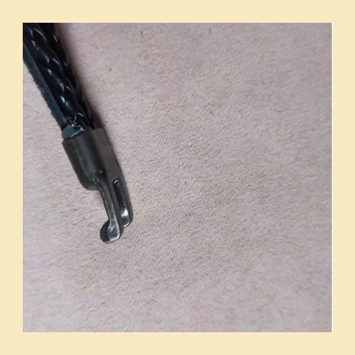 Bracelet homme cuir noir tressé – style rock avec perles métal et fermoir crochet - photo numéro 16