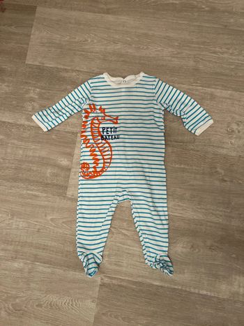 Pyjama léger Petit Bateau neuf 9mois neuf