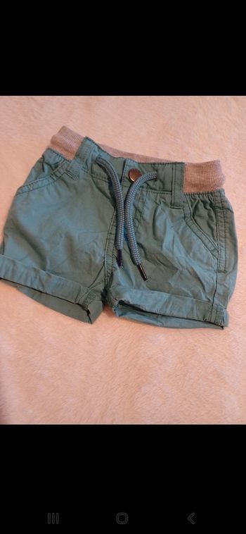 Short bébé taille 3 mois