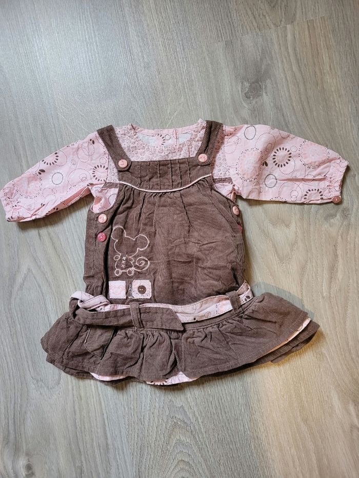 Robe velours +tunique 1 mis 63 cm Petit Kimbaloo